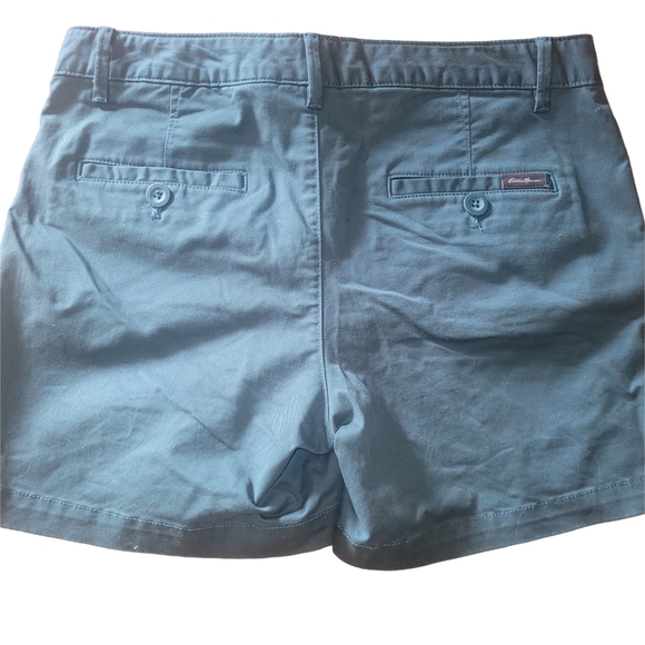 Eddie Bauer Legend Wash Forest Green Chino Shorts - Picture 3 of 3